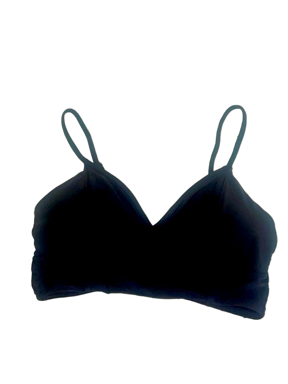jessica simpson black bikini top with hook closure medium